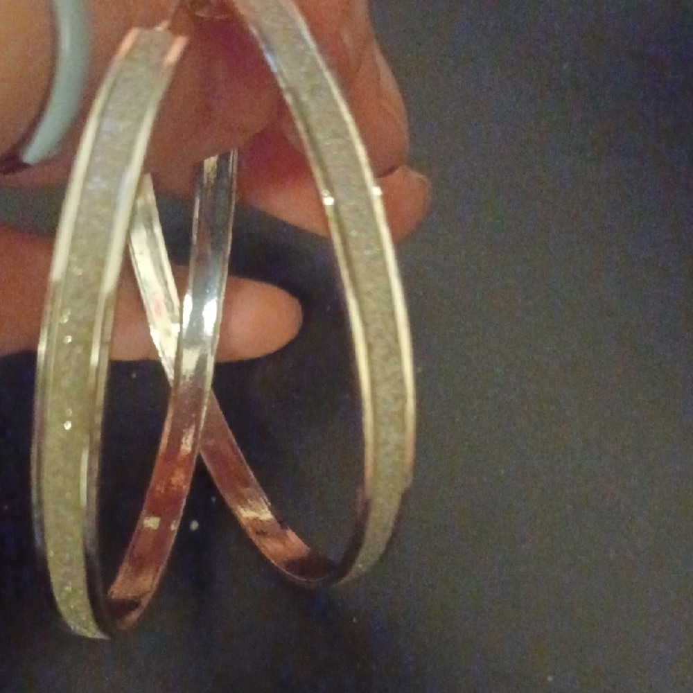 Silver Hoop Earrings